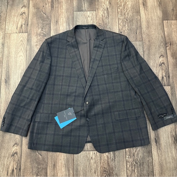 Shaquille O’Neal XLG Suit Jacket Blazer Men’s Size 56 Reg Grey
